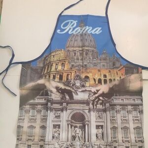 Roma kitchen apron Rome souvenir Italy